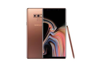 El Note9 mantiene el diseño de modelos anteriores, y al igual que el Galaxy S9 reubica el sensor de huellas digitales