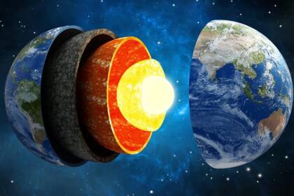 El núcleo de la Tierra no sería completamente sólido, y eso también influiría sobre la modificación del centro magnético del planeta, de acuerdo a los científicos