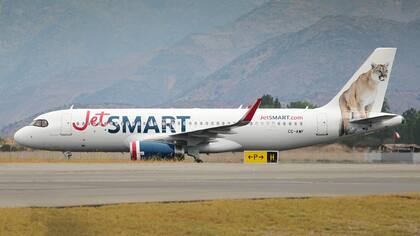 El nuevo Airbus A320 que se incorpora a la flota de Jetsmart