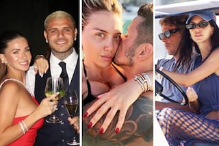 De Zaira Nara a los besos a China Suárez y Mauro Icardi en Turquía, así recibieron los famosos el año