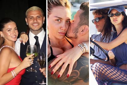 De Zaira Nara a los besos a China Suárez y Mauro Icardi en Turquía, así recibieron los famosos el año