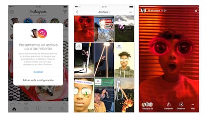 El nuevo archivo de Historias de Instagram