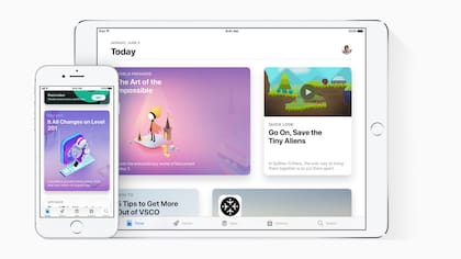 El nuevo aspecto de la tienda de aplicaciones de iOS