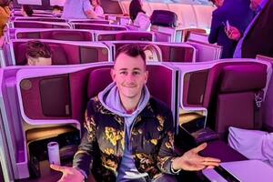 Un influencer mostró el nuevo avión de lujo que va de Londres a Florida y sorprendió a todos