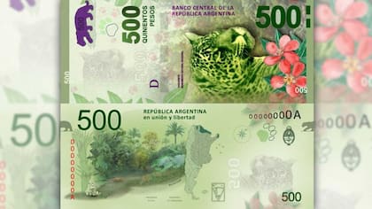 El nuevo billete de $500
