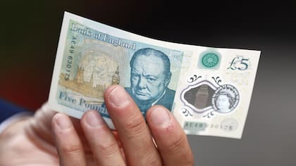 El nuevo billete de cinco libras