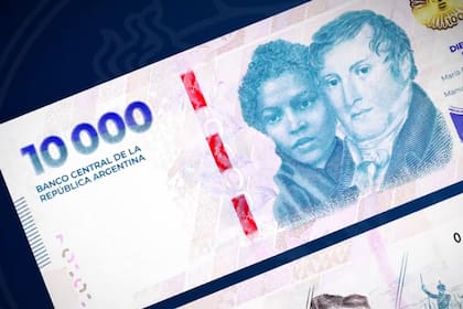 El nuevo billete de $10.000 tiene las efigies de María Remedios del Valle y Manuel Belgrano