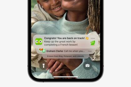 El nuevo carrusel de notificaciones de iOS 16