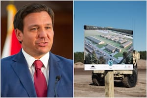 El nuevo centro de detención de Ron DeSantis se ubicaría en la sede militar Camp Blanding