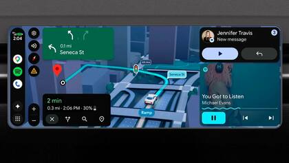 El nuevo diseño de Android Auto que presentó Google