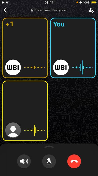El nuevo diseño de WhatsApp mostrará quién está hablando durante una llamada grupal mostrando las ondas que genera el sonido en tiempo real en pantalla