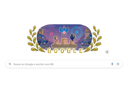 El nuevo doodle de Google que celebra el final de los JJOO de París 2024