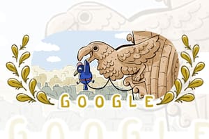 El nuevo doodle de Google que celebra la escalada deportiva combinada