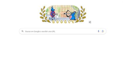 El nuevo doodle para los Juegos Paralímpicos París 2024