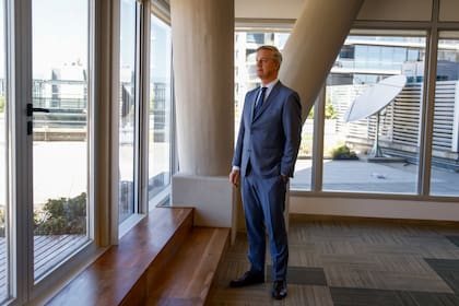 El nuevo embajador de la Unión Europea en la Argentina, Erik Høeg, en la redacción de LA NACION