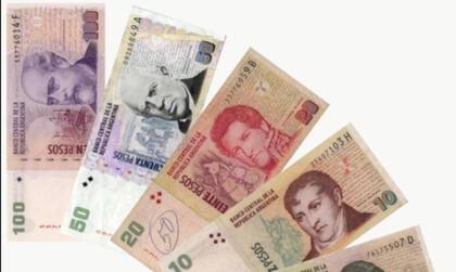El nuevo furor por los más viejos billetes de cien pesos de los años noventa