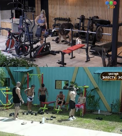 El nuevo gimnasio fue muy comentado en las redes sociales (Foto: X)