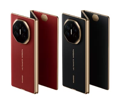 El nuevo Huawei Mate XT Ultimate tiene una pantalla plegable de 10,2 pulgadas que se dobla en dos lugares