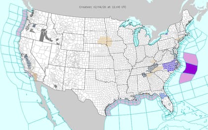 El nuevo impulso de aire ártico alcanzará a Florida el viernes