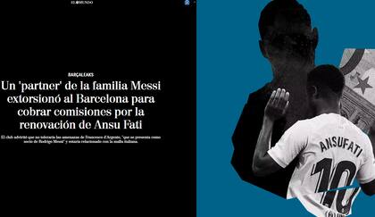El nuevo informe de El Mundo, de España, relacionado con Barcelona y Messi