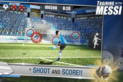 El nuevo juego entrenando con Messi