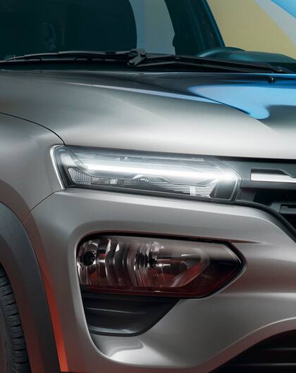 El nuevo Kwid anunciado en diciembre incorporó ópticas DRL full LED