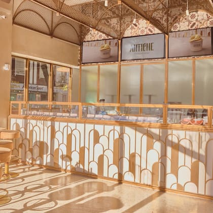 El nuevo local en Belgrano, con espíritu art déco y gelato siempre fresco.