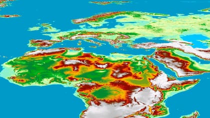 El nuevo mapa 3D es capaz de marcar una diferencia de 5 metros de altura en el terreno