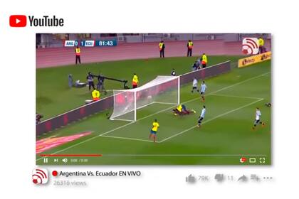 El nuevo paradigma televisivo que llega con las eliminatorias sudamericanas. Promoción de canal de youtube para ver las eliminatorias en Ecuador.