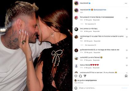 El nuevo posteo que hizo Icardi en Instagram para evidenciar su amor por la China Suárez (Foto: Instagram @mauroicardi)