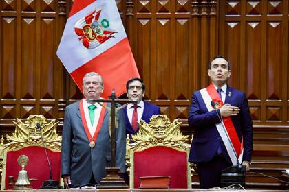 El nuevo presidente interino del Perú, José Jerí Oré