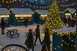 El nuevo pueblo navideño de Nueva York que los locales acusan de ser demasiado costoso