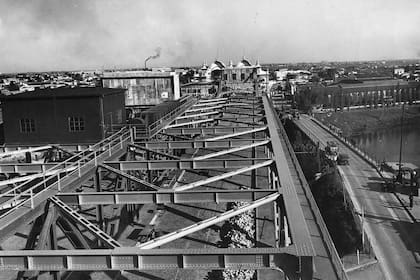 El Nuevo Puente Alsina el 22 de abril de 1938.