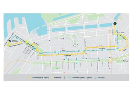 El nuevo recorrido del bus eléctrico de la Ciudad