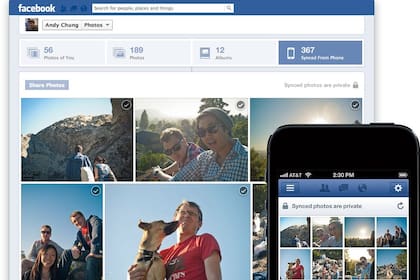 El nuevo servicio de sincronización de fotos de Facebook sube las imágenes en forma automática pero las mantiene privadas hasta que el usuario lo decida