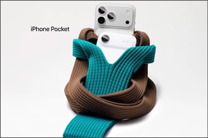 El nuevo "sock" de Apple para llevar el iPhone cuesta US$149,95 en su versión corta