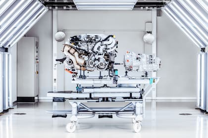 El nuevo V16 de Bugatti en proceso