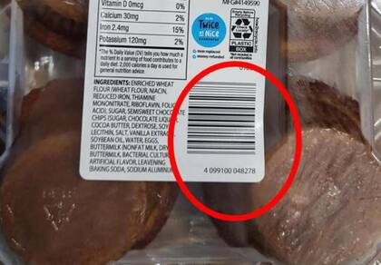 El número de lote es “NF1 142Y” y el código UPC es “4099100048278″ (Imagen de FGF Brands Inc)