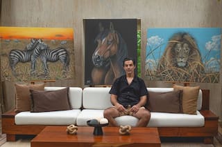 El nutricionista de deportistas que ahora se dedica a retratar animales con dibujos hiperrealistas