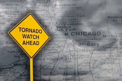 El NWS adelantó que debe informarse minuto a minuto sobre el riesgo de tornado en algunos sectores de EE.UU.