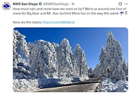 El NWS pronostica un clima fresco para el área de San Diego
