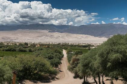 El oasis de Fiambalá rodeado de volcanes y dunas gigantes.