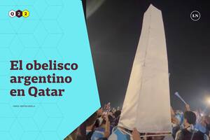 Qatar 2022: El Obelisco argentino que es furor en cada banderazo de la hinchada de la Selección