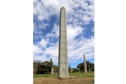 El obelisco de Aksum volvió a su lugar de origen en 2008, 71 años después de que lo robara Italia, bajo el mando del dictador Benito Mussolini