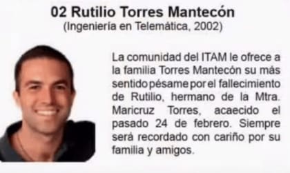 El obituario de Rui cuando murió en 2008. Tenía 31 años