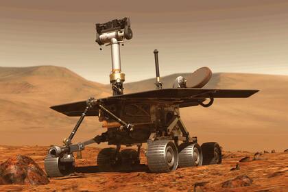 El objetivo principal de Opportunity fue buscar y caracterizar una gama amplia de muestras de roca y suelo para recopilar pistas sobre la actividad del agua en el pasado en Marte