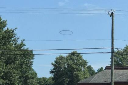 El objeto extraño se pudo ver a varios kilómetros de distancia