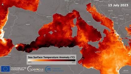 El Océano Atlántico Norte y el Mar Mediterráneo han experimentado temperaturas del mar récord en los últimos meses