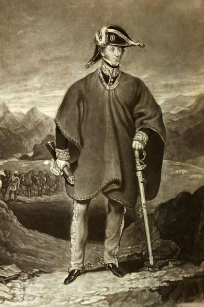 El oficial William Miller participó junto con San Martín del cruce de Los Andes y fue héroe de las batallas de Chacabuco y Maipú, entre otras; años más tarde, escribió una biografía del prócer argentino