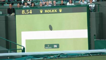 El Ojo de Halcón, el actual sistema que se utiliza en el tenis